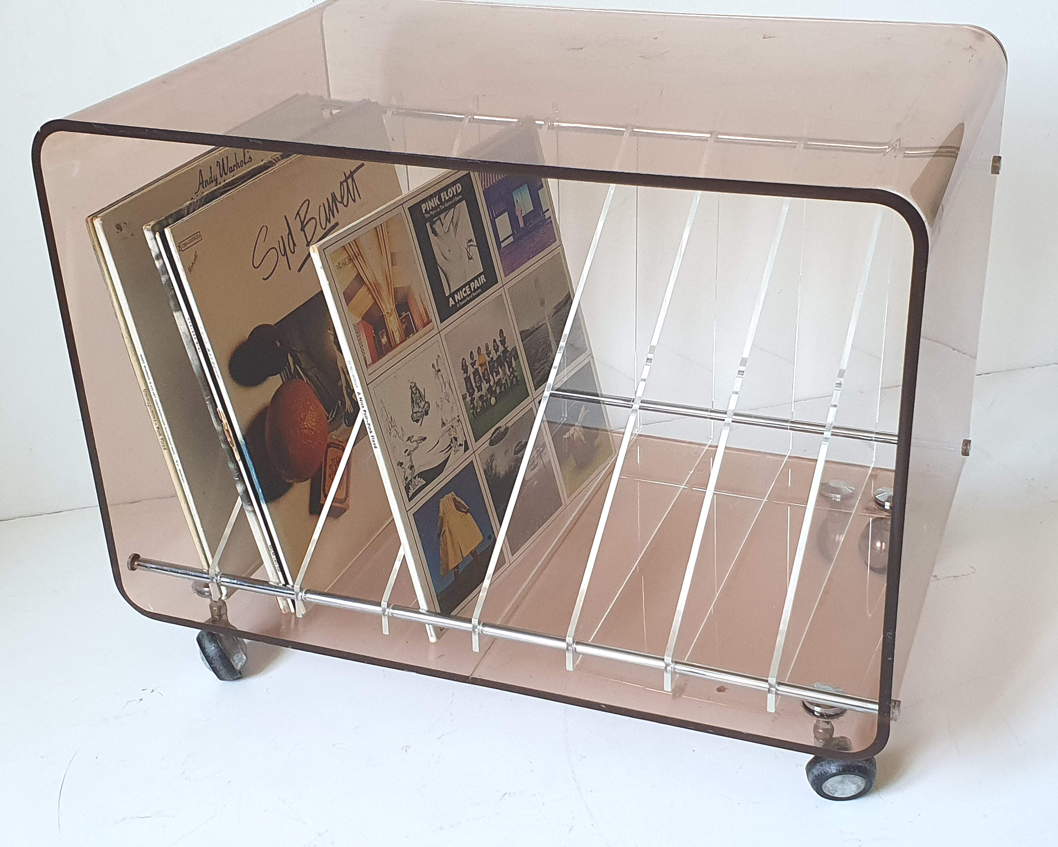 Vinyl storage table Michel Dumas Creations