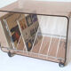 Vinyl storage table Michel Dumas Creations