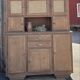 Large buffet with 2 bodies / oak and cane sideboard