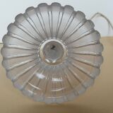 Lamp foot putti torch with baccarat