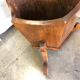 Wooden hexagonal planter