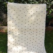 Berber black pea carpet beni ouarain 90x125 cm
