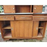 60's wood buffet