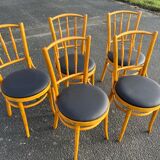 Set of 5 bistro chairs