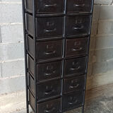 Black metal cabinet 12 lockers