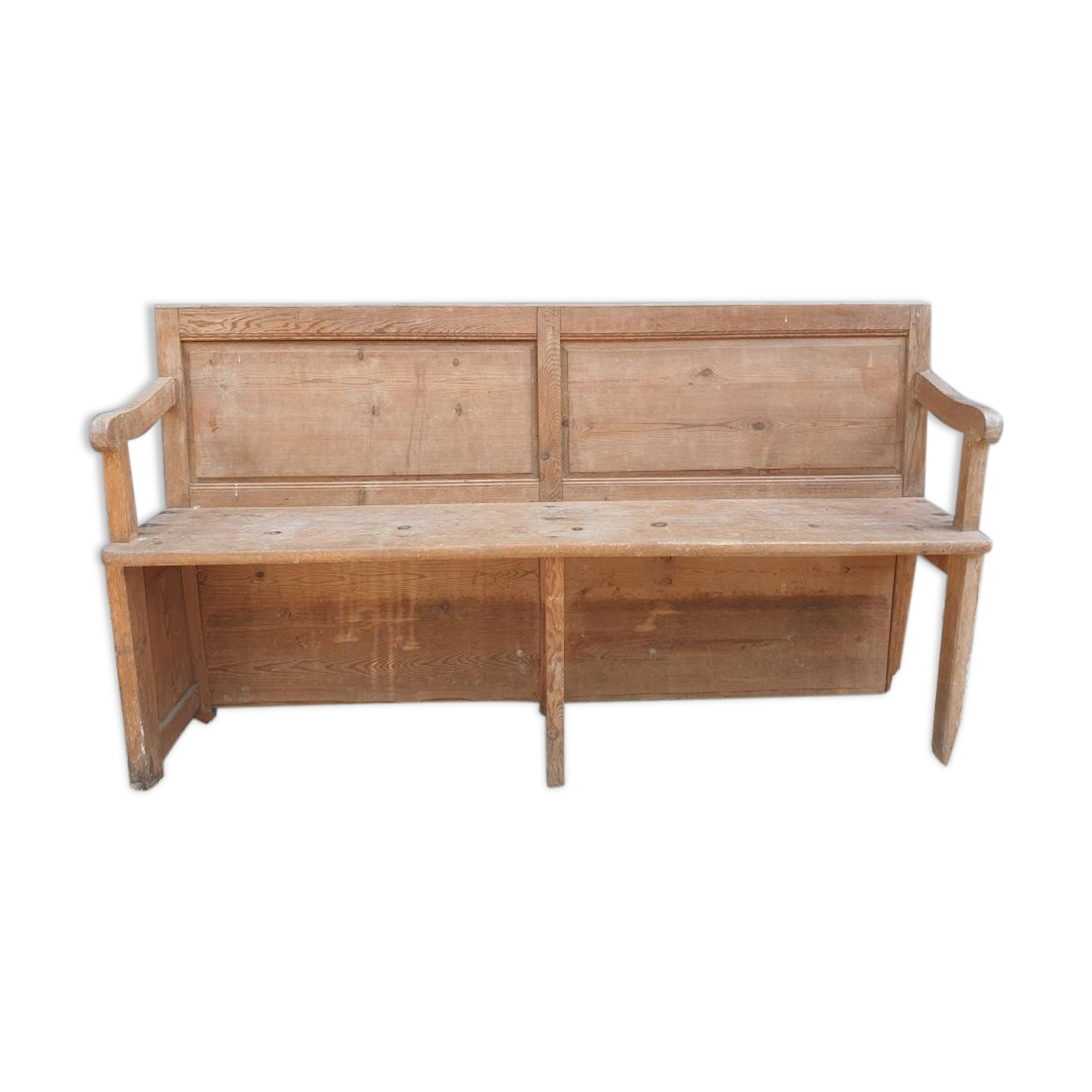 Cotentin church pew with missal door