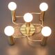 Leola Sciolari Ceiling Light in Dark Brass, Germany, 1980s