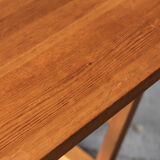 Dining set of 3 in solid oregon pine