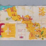 Tourist map of North France