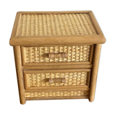 Rattan box jewelry box