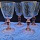 Lot de verres rosaline