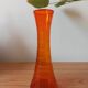Vintage 70's pop soliflore vase - Hand-carved decor