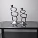 Pair of circle candlesticks by Matthew Hilton, England, 1980