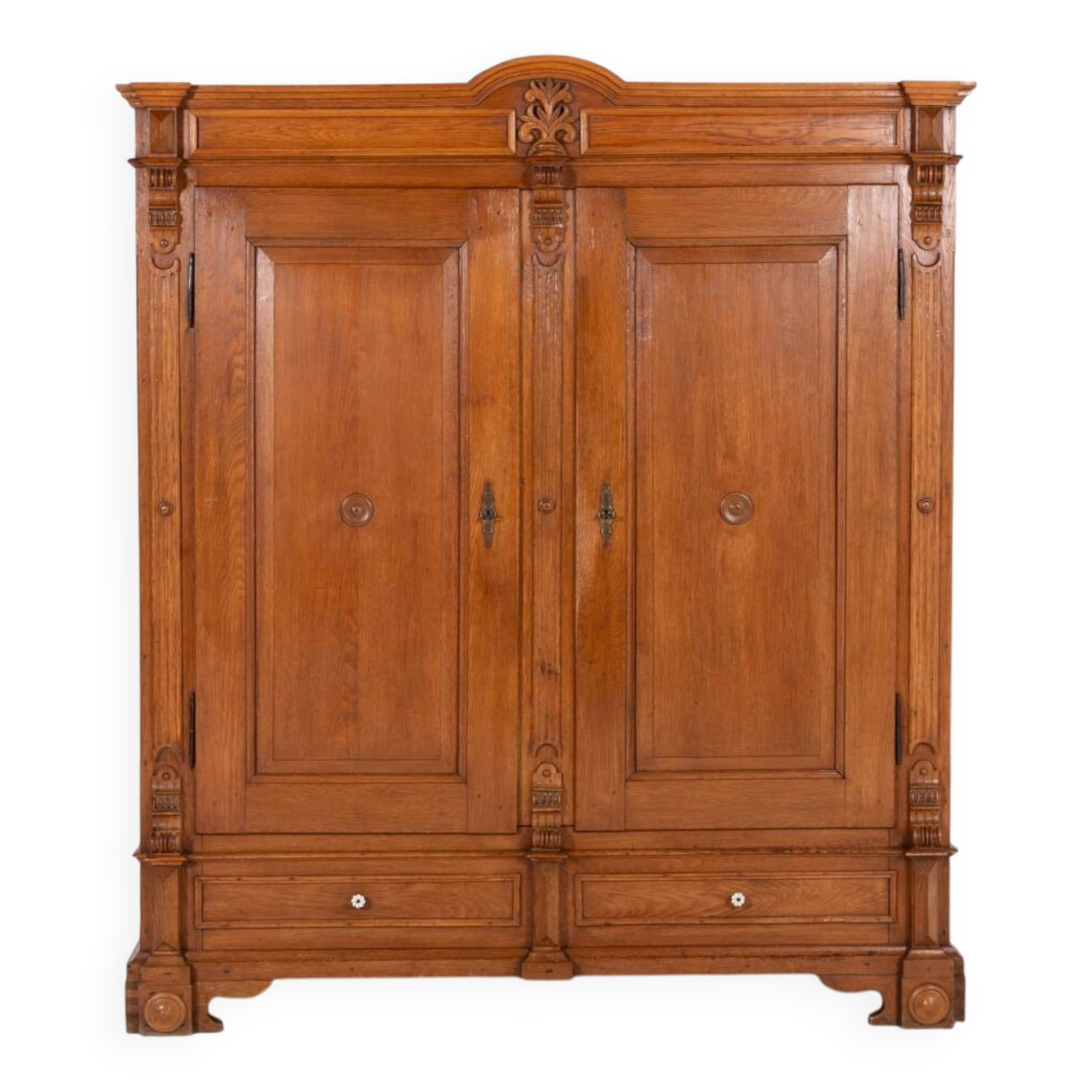 Vintage oak wardrobe