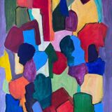 Modern signed painting