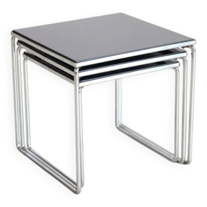 tables d'appoint vintage - noir