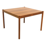 Scandinavian walnut side table, Sweden, 1960s