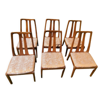 Chaises nathan mid century