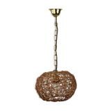 Vintage rattan pendant lamp