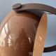 Herda floor lamp - mushroom floor lamp - mid-century brown