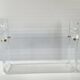 Vintage plexiglass magazine rack 1970