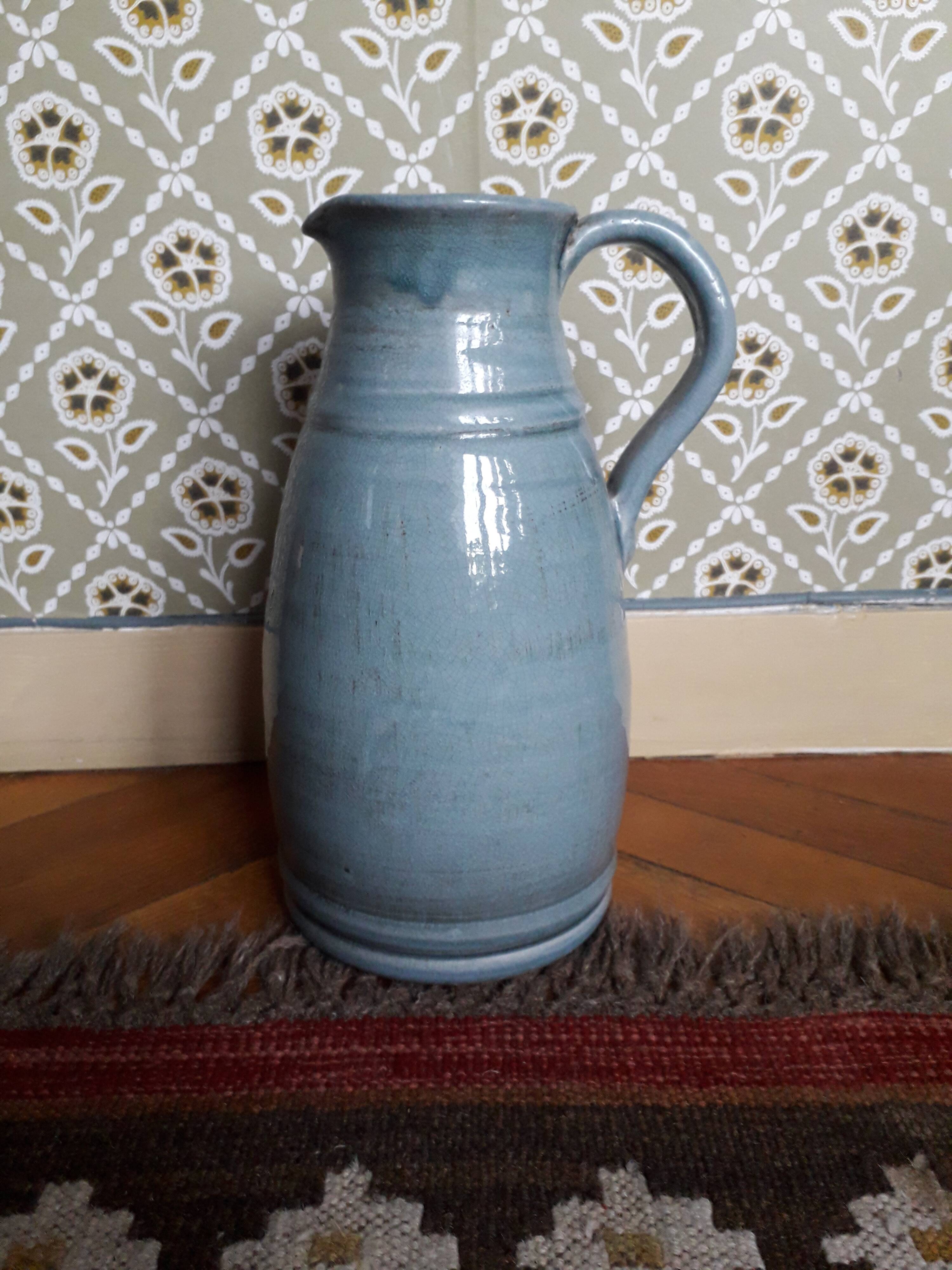 Large ceramic vase in the shape of a jug