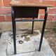 Old children's desk, metal and wood