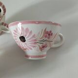 Set of 4 Henriot Quimper cups