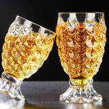 4 glasses pineapple