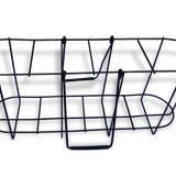 Old wire basket for 4 bottles