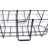 Old wire basket for 4 bottles