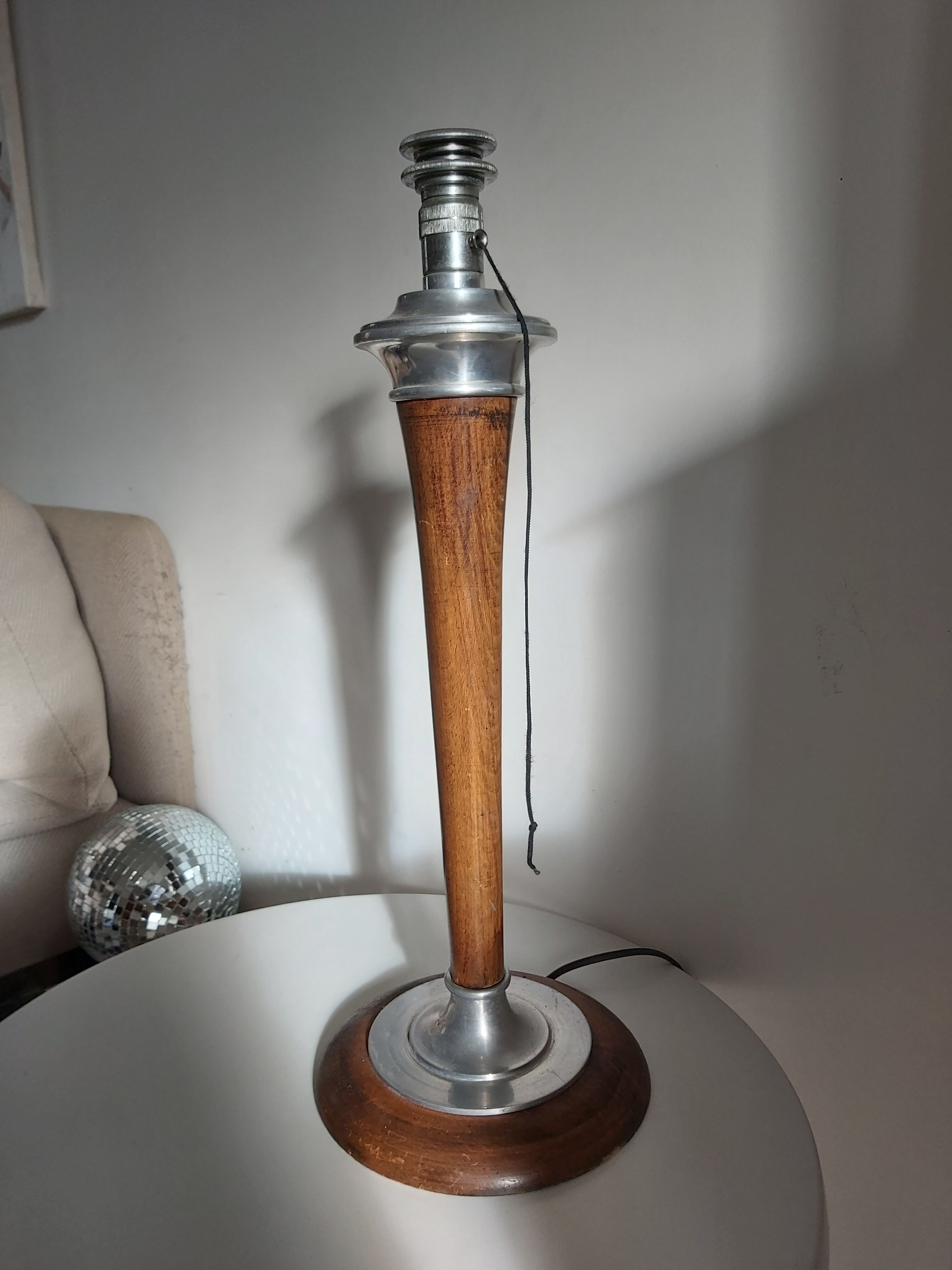 1950s Mazda lamp foot