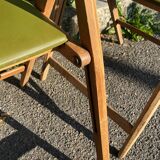 Pair of Gio Ponti folding chairs