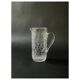 carafe à eau vintage en verre soufflée à la bouche