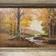 Painting HST/P circa 1950 "Autumn Landscape" by Harry Archer (Washington)