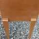 Vintage pair of bedside tables from the 1950s in sycamore and a mirror.