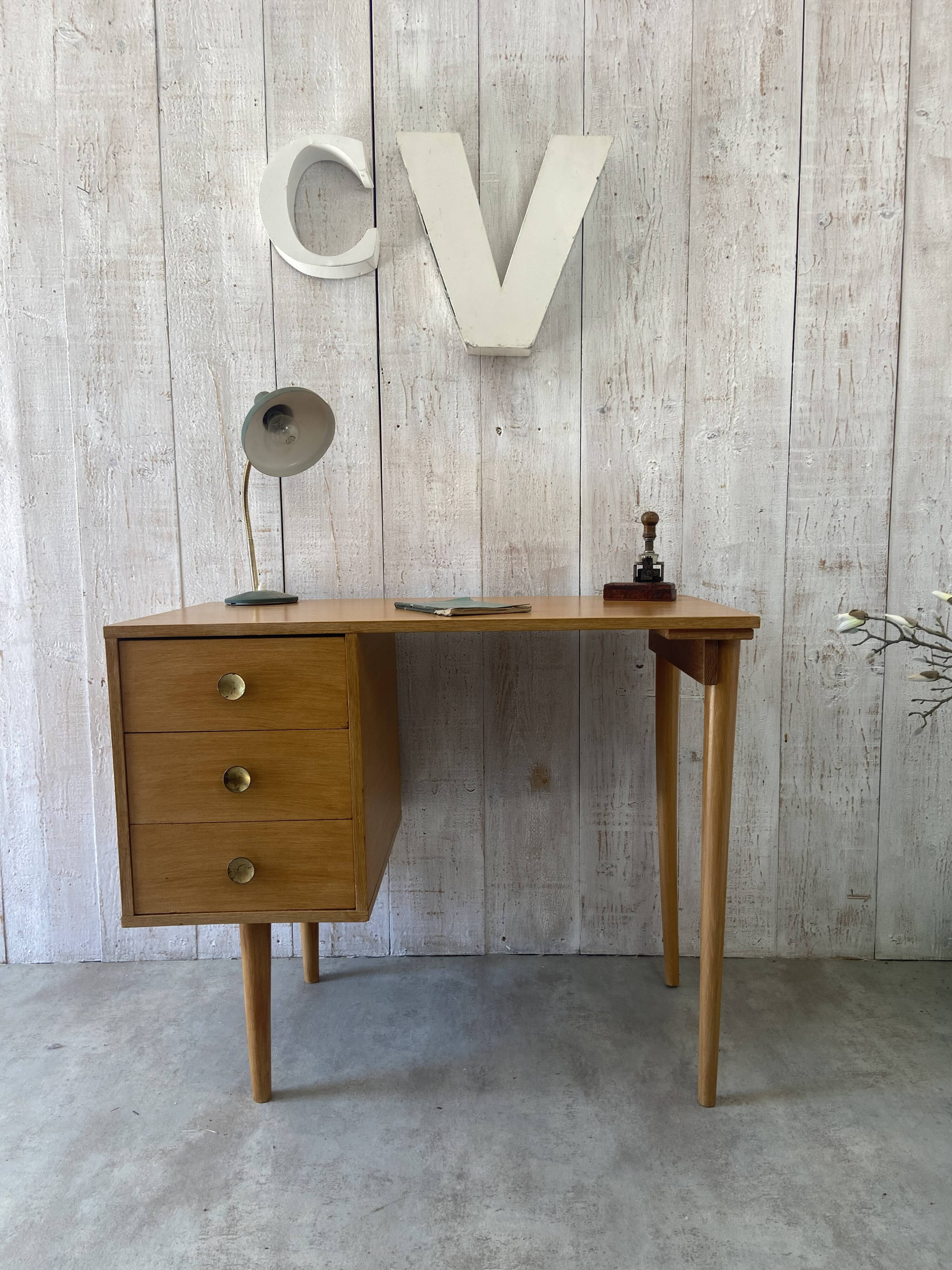70's desk and chair set