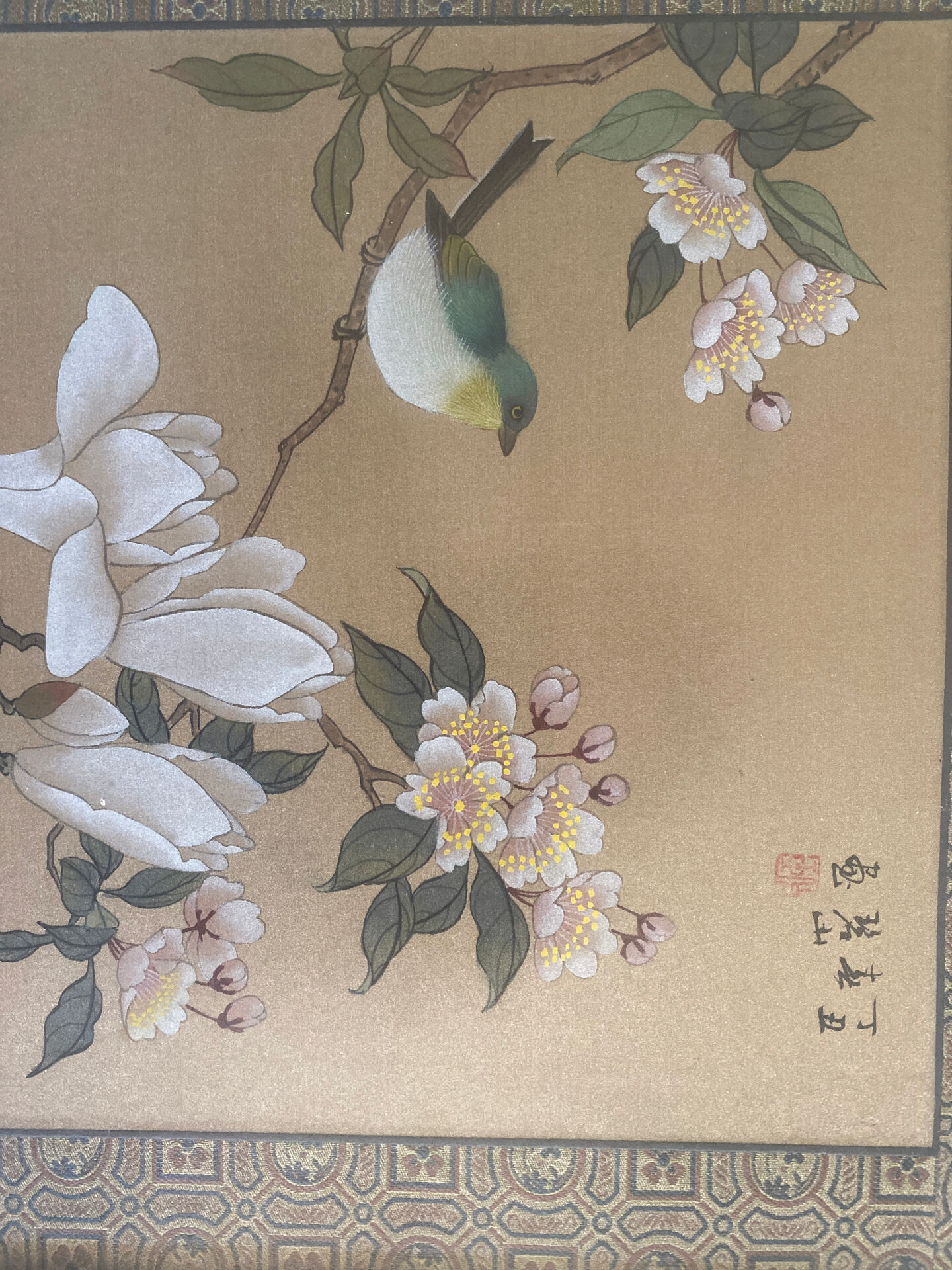 Art japonais « kacho-go » fleurs