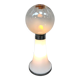 Vintage Italian design glass floor table lamp
