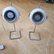 Paire de lampes eye ball vintage