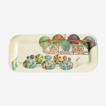 Tray by Piero Fornasetti, original 1950s