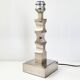 Vintage Binox 1960 stainless steel lamp