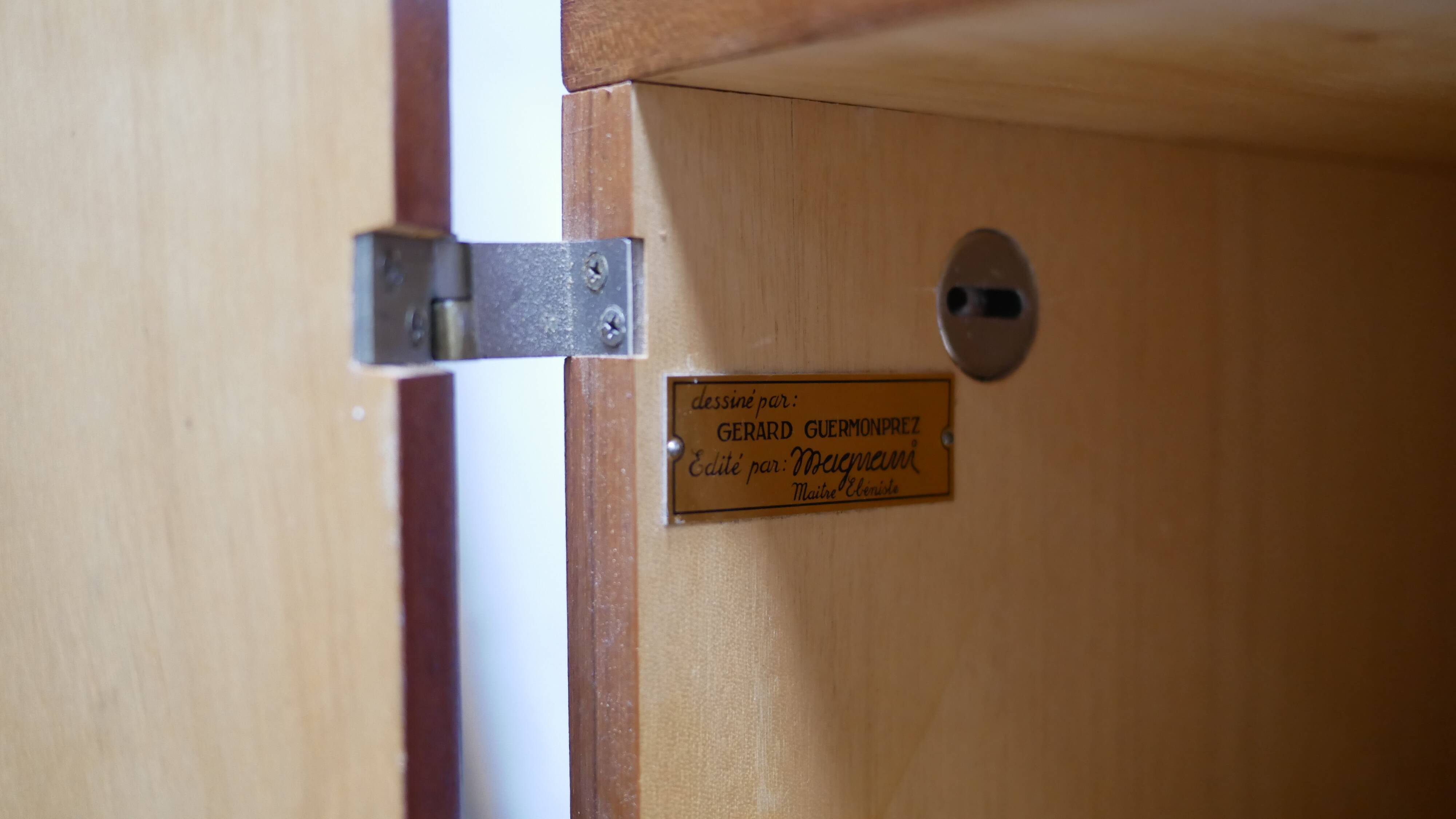 Teak enfilade by Gérard Guermonprez for Magnani editions