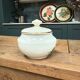 Vintage sugar bowl in Gien porcelain