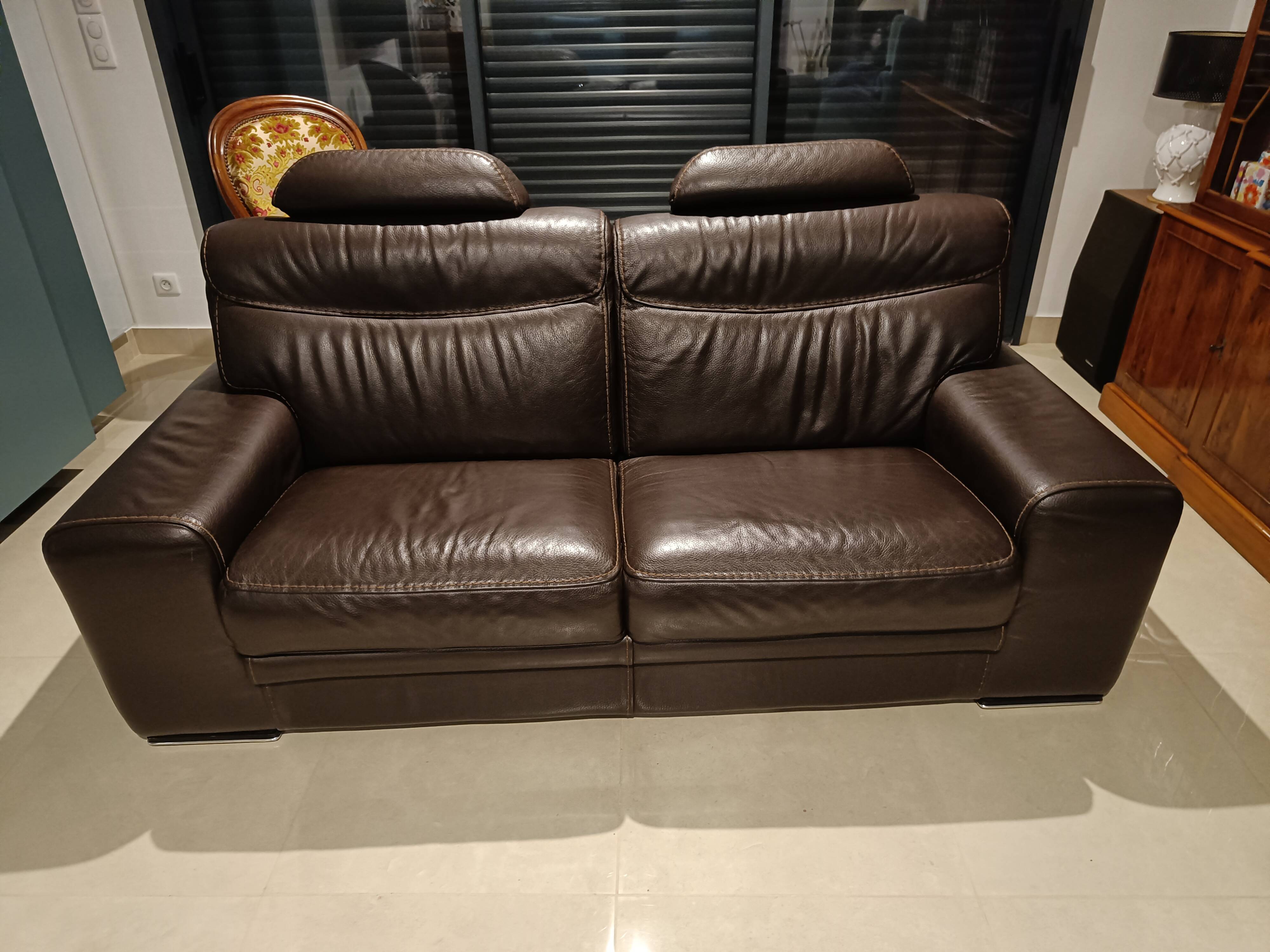 Leather sofa