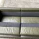Pfister sofa for Knoll in khaki leather
