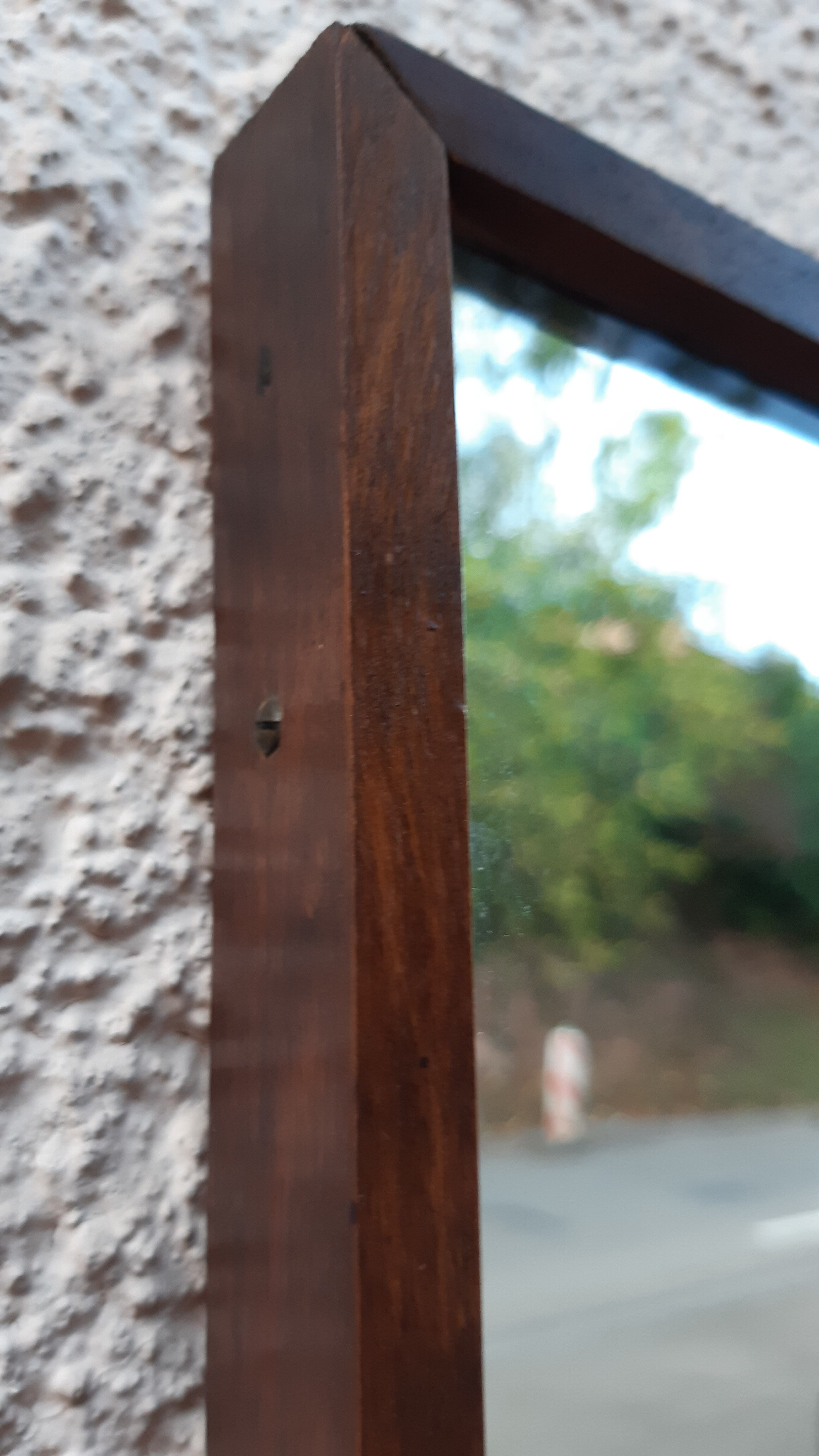 Vintage asymmetrical mirror