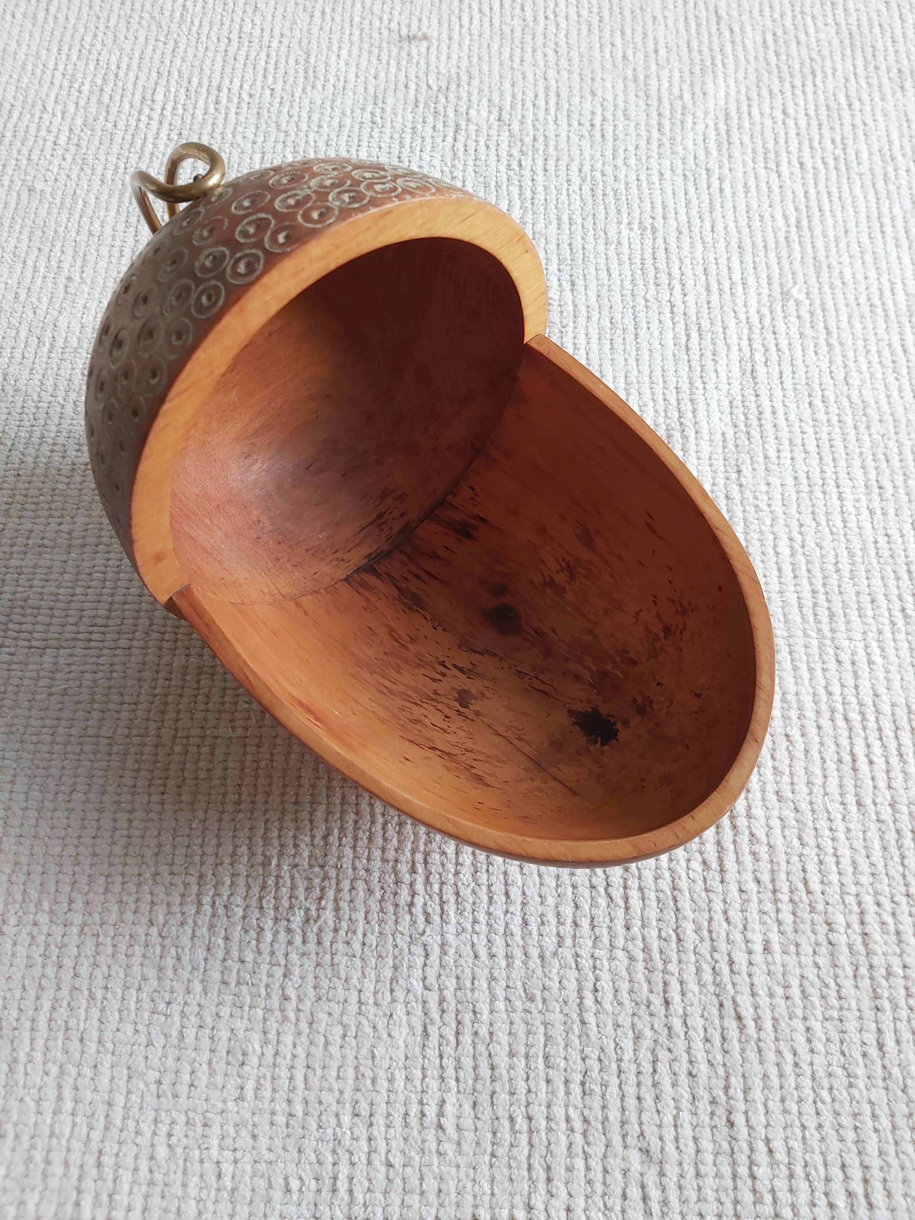 Aldo Tura 50's wooden hollow cut