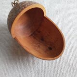 Aldo Tura 50's wooden hollow cut
