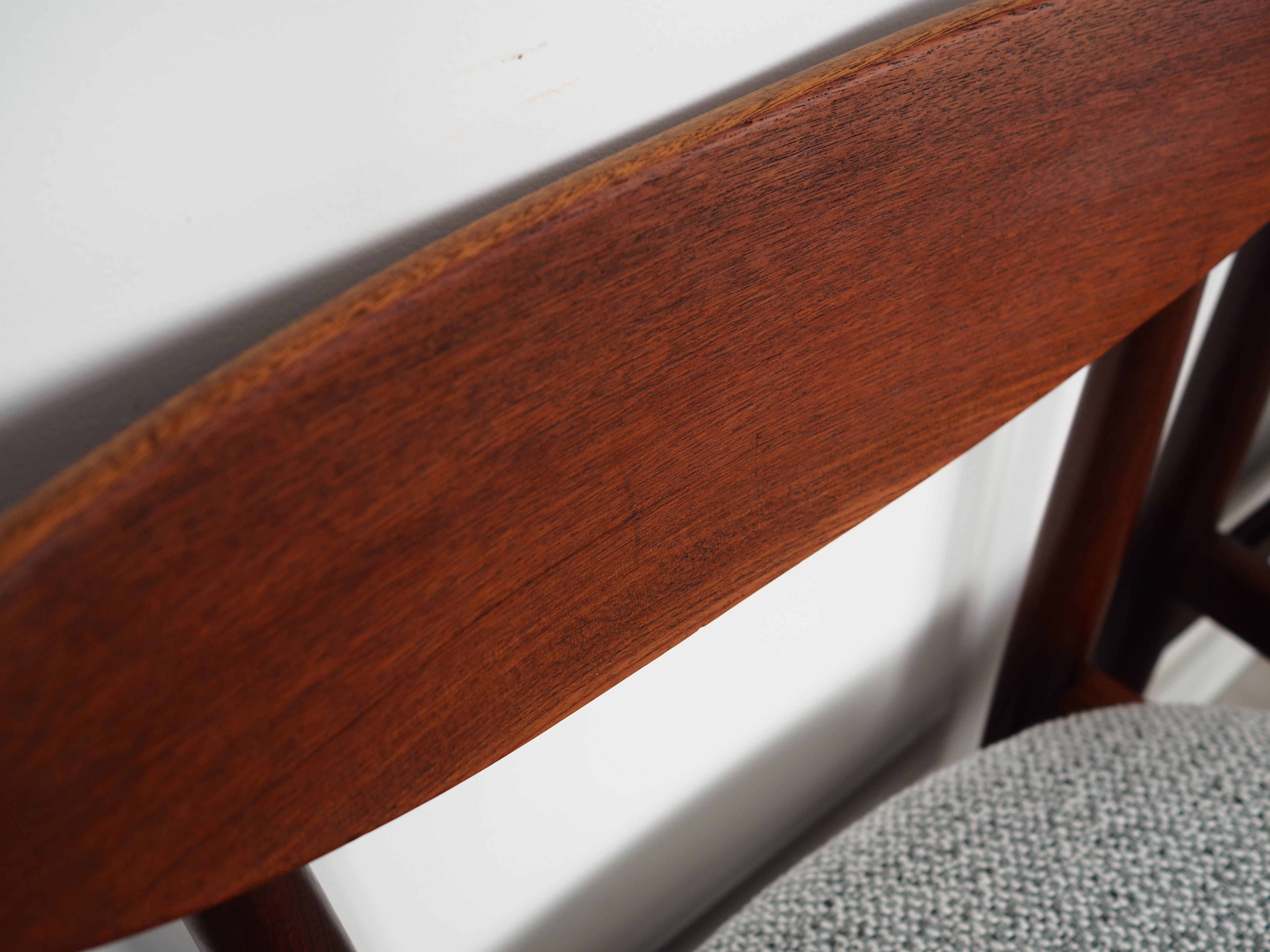 Set of three teak chairs, danish design, 1970s